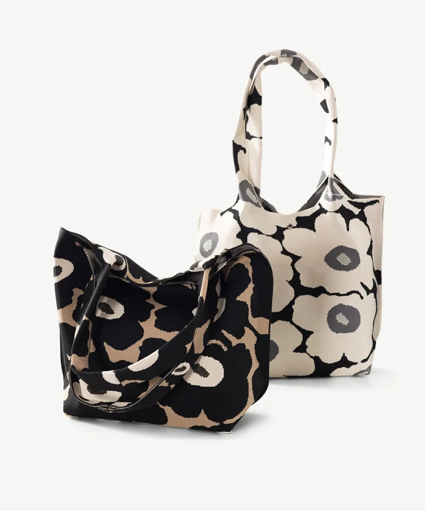 Sassy Duck Sassy Duck  Florabunda Tote Black/Taupe