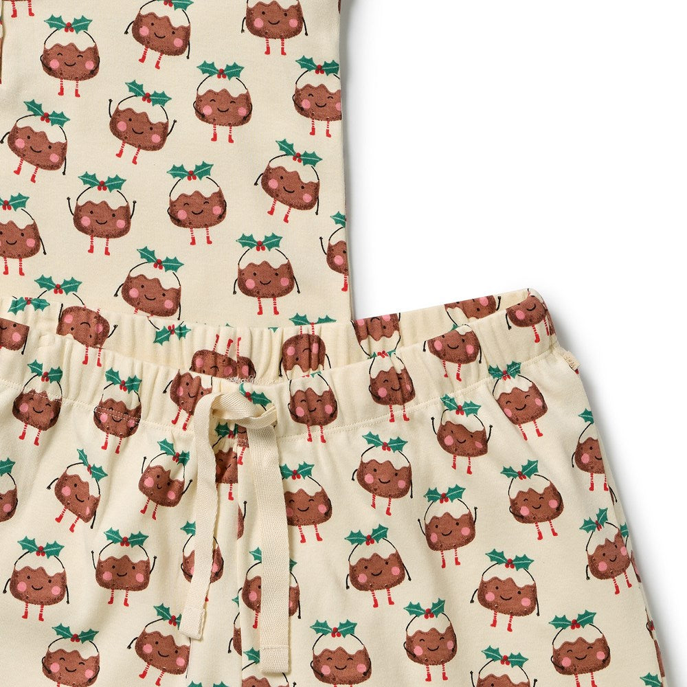 Wilson and Frenchy Little Pudin Organic Rib Womens Pyjamas in Little Pudin