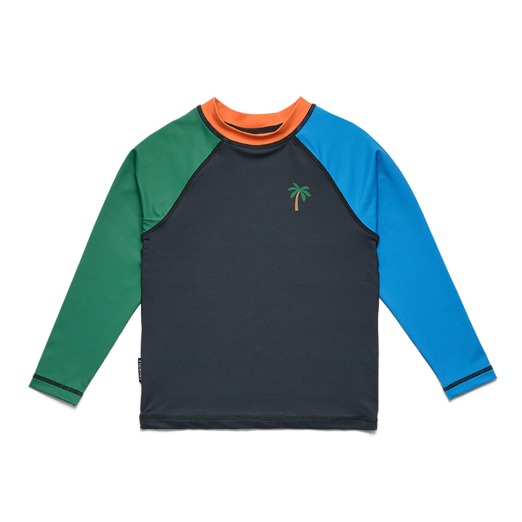 Crywolf LONG SLEEVE RASH VEST Seaside Colourblock in Single