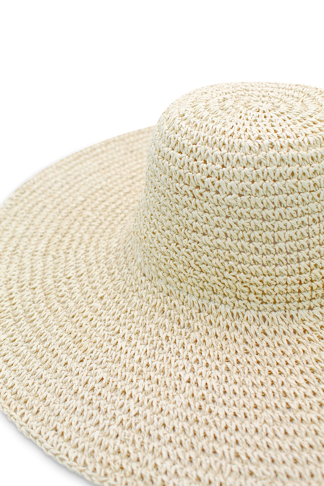 Morgan & Taylor Sabrina Floppy Hat in Natural in beige