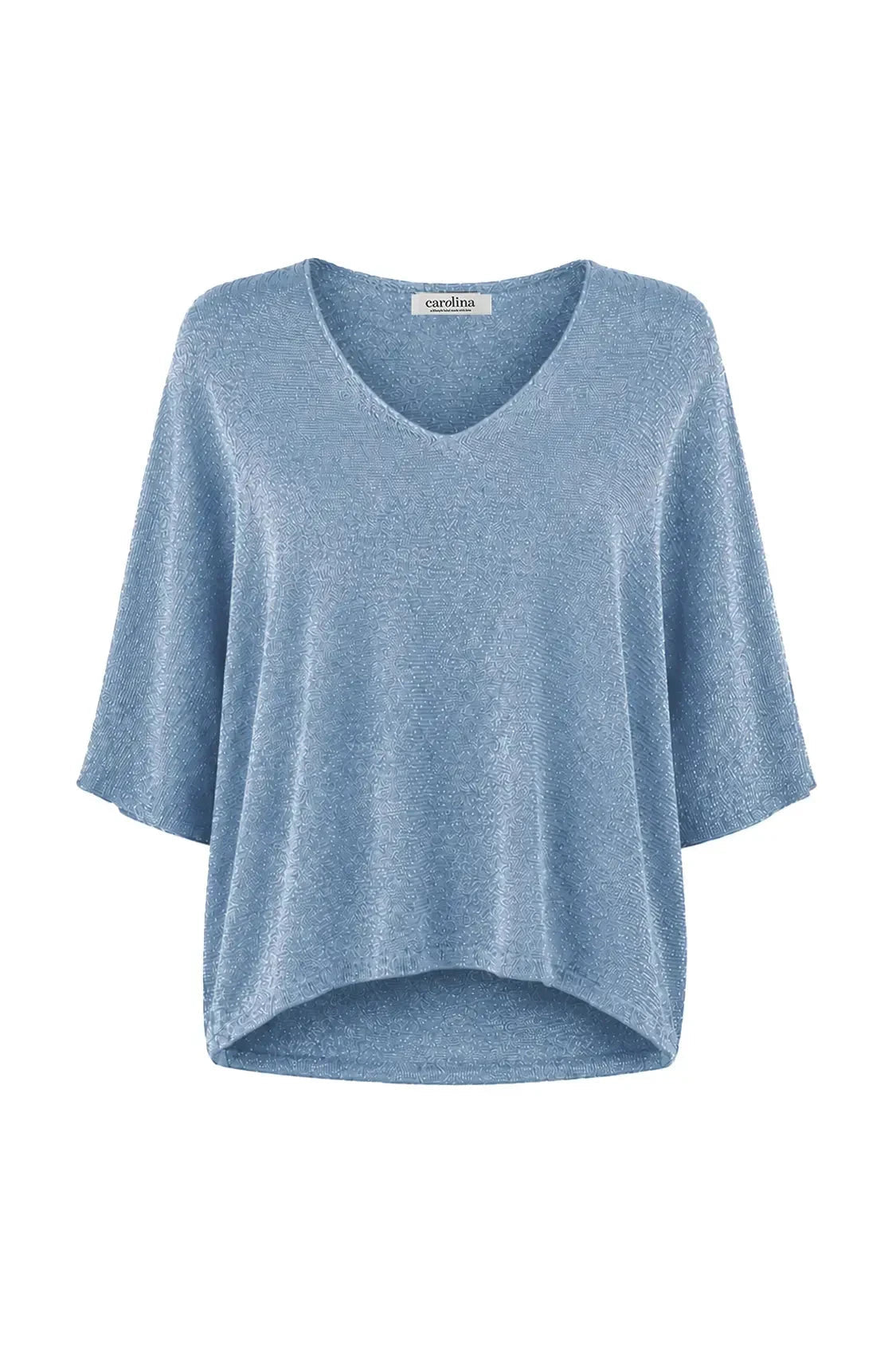 Carolina Dawn Knitted Top Blue in Default Title