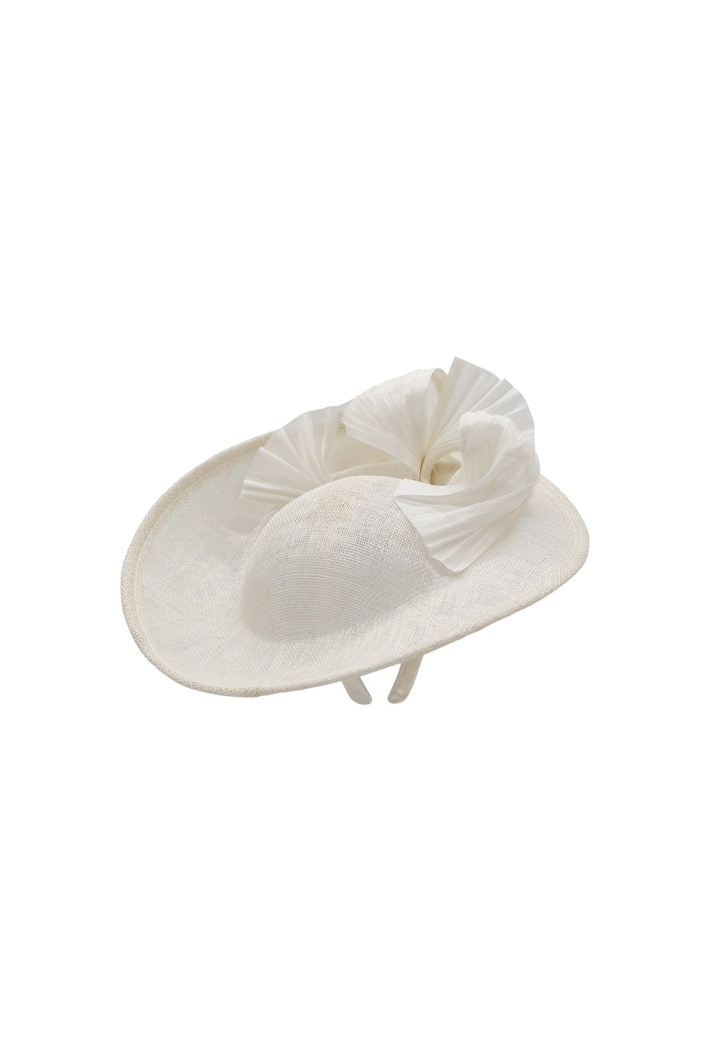 Morgan & Taylor Yumi Fascinator in Ivory White in White