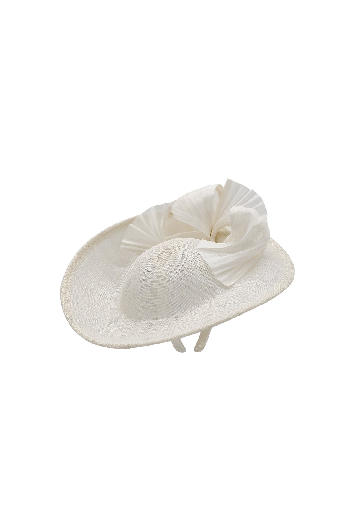 Morgan & Taylor Yumi Fascinator in Ivory White in White