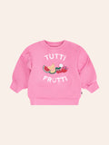 HUXBABY Tutti Frutti Frill Drop Shoulder Sweat in Single