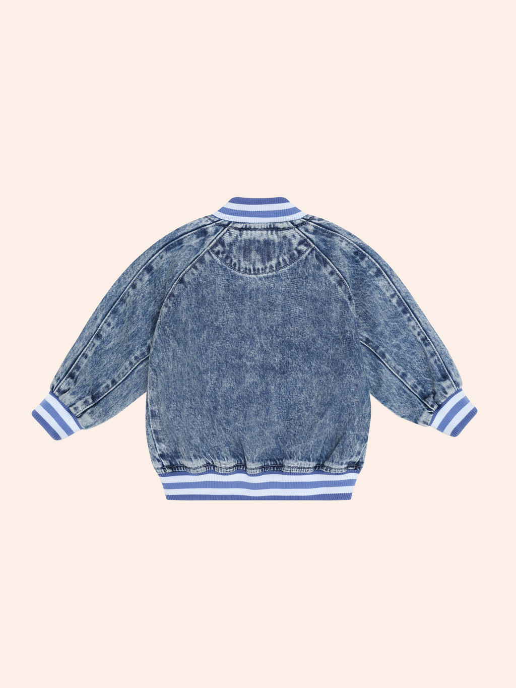 HUXBABY DREAMY DENIM BOMBER JACKET in DENIM