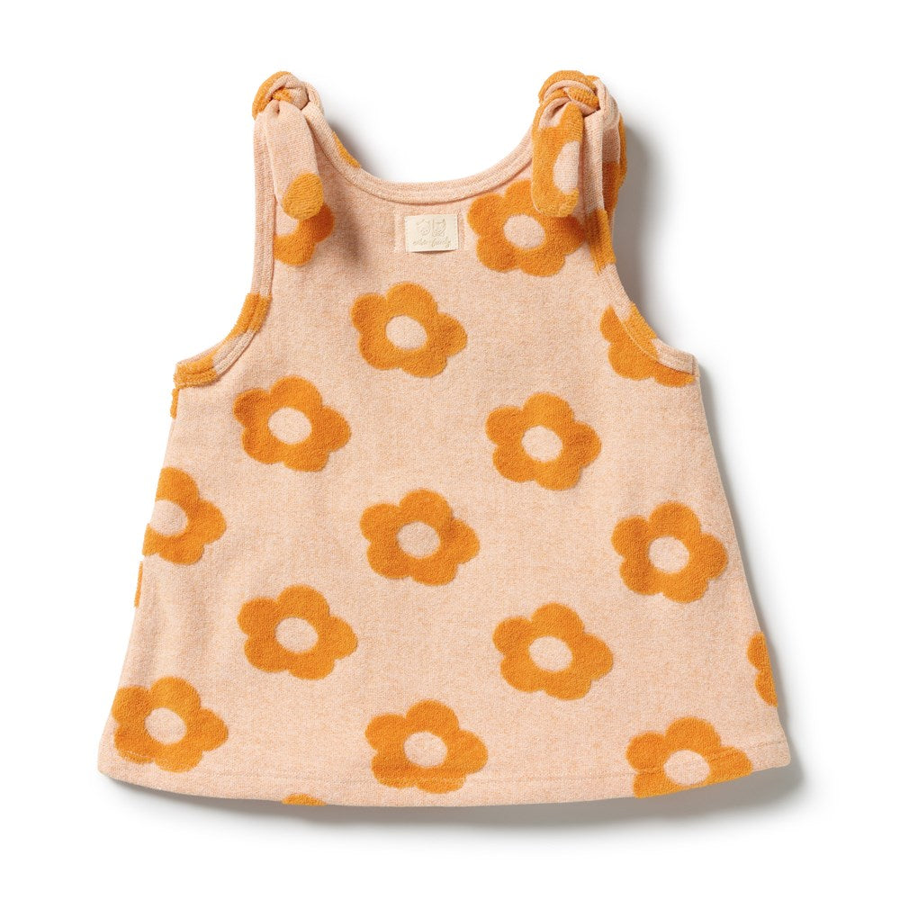 Wilson and Frenchy Daisy Glow Organic Terry Singlet in Daisy Glow