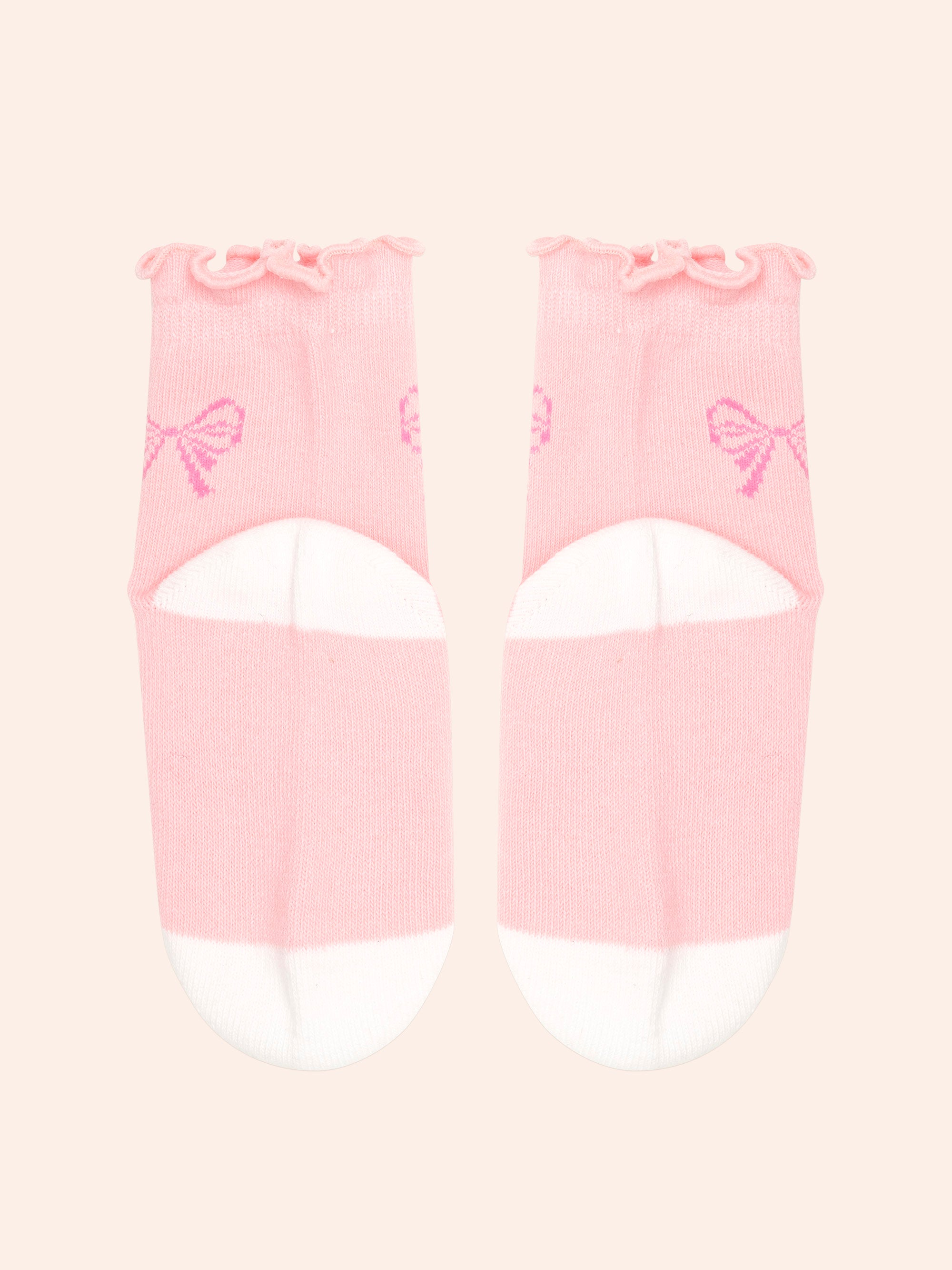 HUXBABY 3PK GIRLS FRILL SOCKS in MULTI