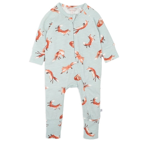 Fox & Finch - Mr Fox Organic LS Zipsuit (NB-1)