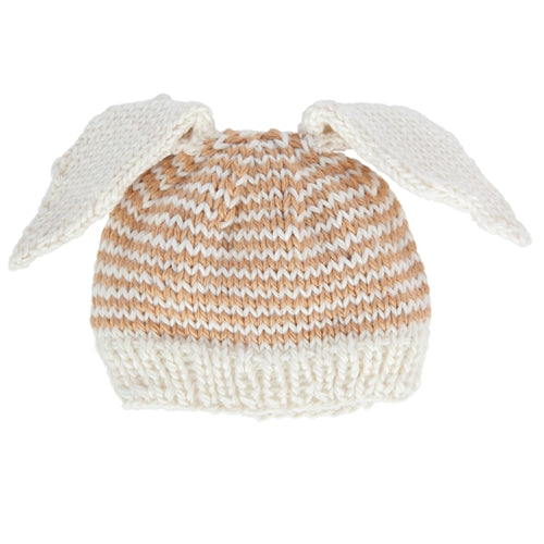 Acorn - Flopsy Beanie Tan and Cream