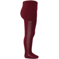 CONDOR - Side Openwork Lace Tight - 572 Burgundy