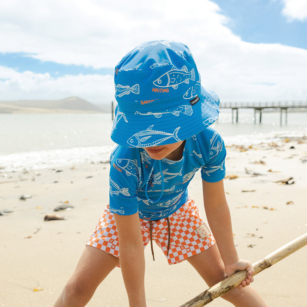 Crywolf SWIM BUCKET HAT Saltwater in Single