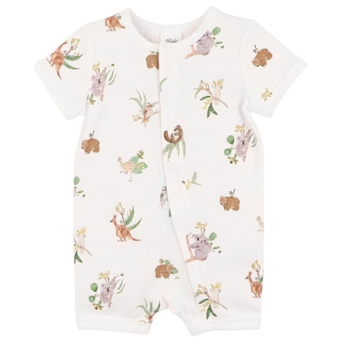 Bebe - Australiana Organic SS Zipsuit