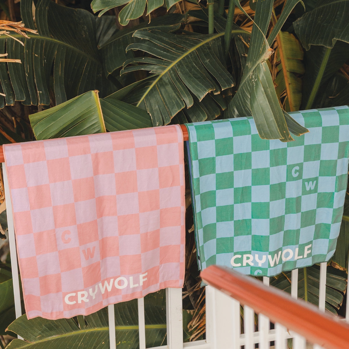Crywolf RAPID DRY TOWEL Flamingo Check in Single
