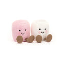 Jellycat - Amuseables Pink and White Marshmellows