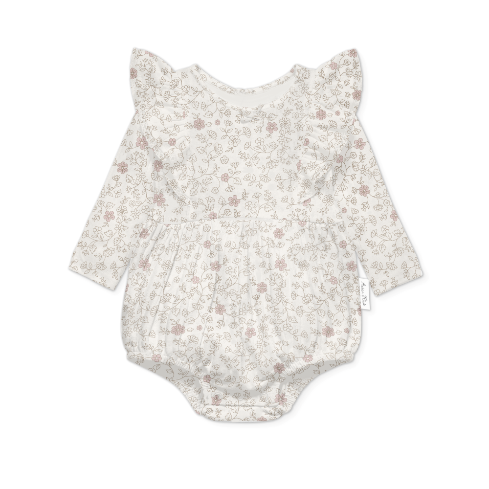 Aster & Oak Pippy Floral Bubble Romper