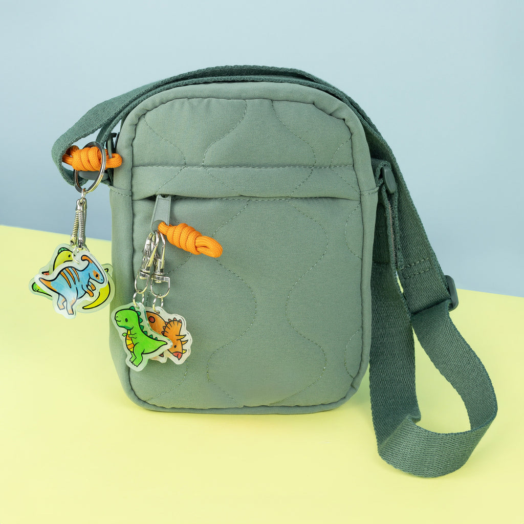 Tiger Tribe Shrinkorama - Bag Tags - Dino in Single