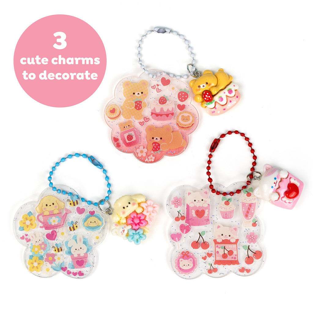 Tiger Tribe Bag Charm Kit - Kawaii Sticker Craft in Single