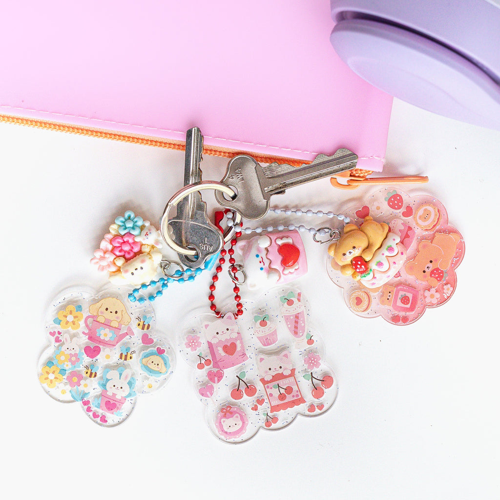 Tiger Tribe Bag Charm Kit - Kawaii Sticker Craft in Single