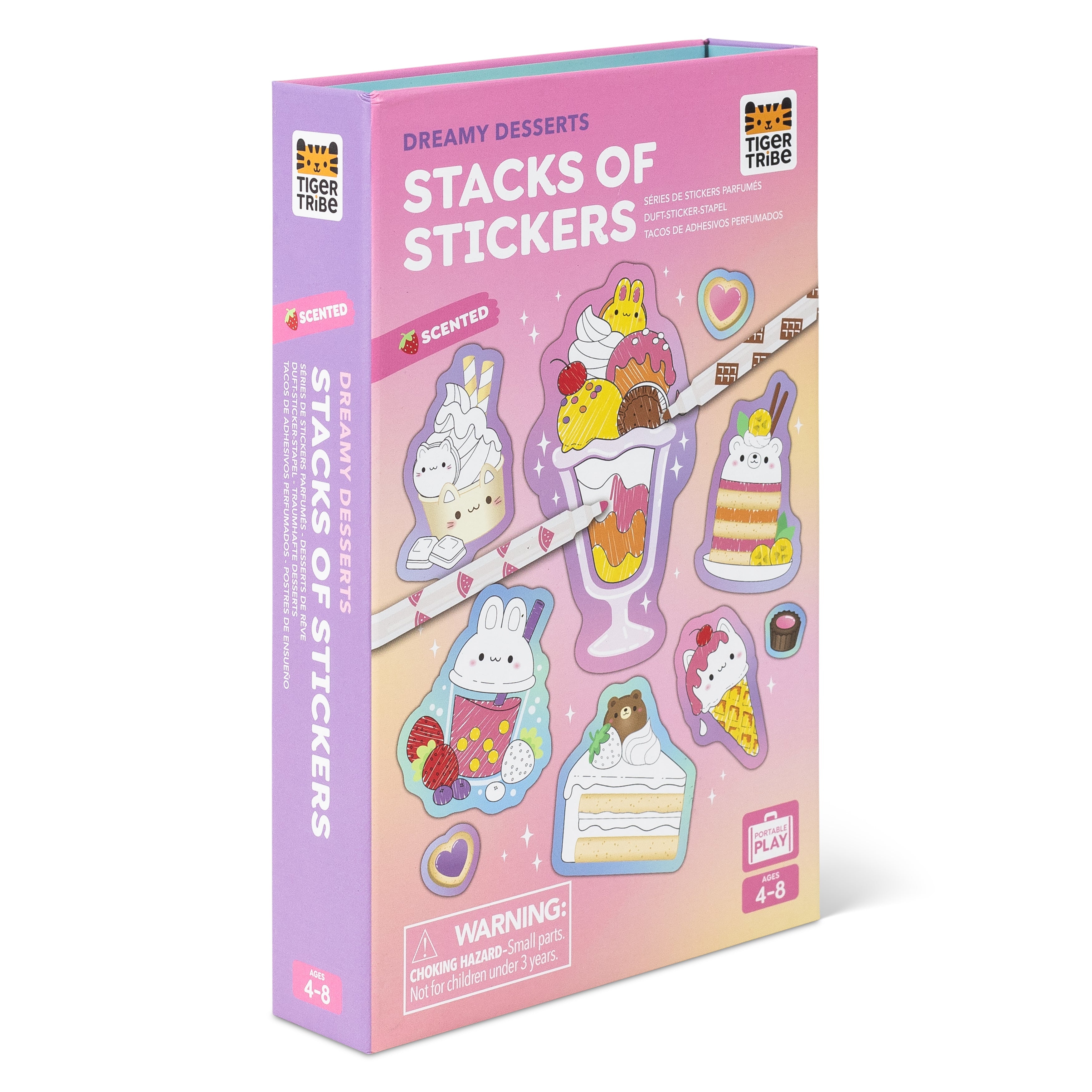 Tiger Tribe Scented Stacks Of Stickers - Dreamy Desserts in Single
