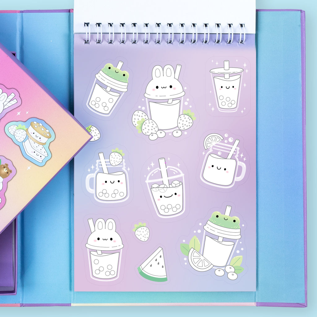 Tiger Tribe Scented Stacks Of Stickers - Dreamy Desserts in Single