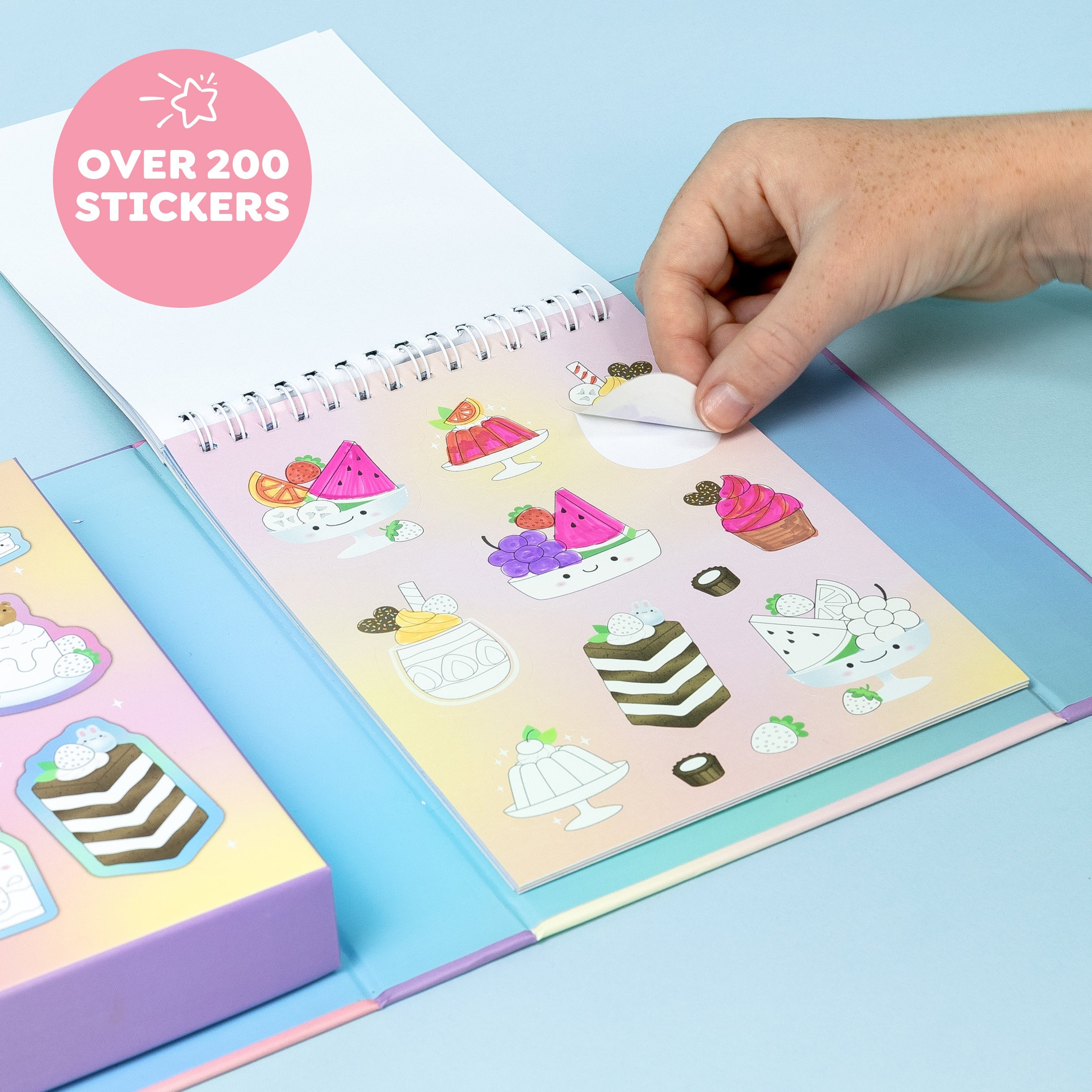 Tiger Tribe Scented Stacks Of Stickers - Dreamy Desserts in Single