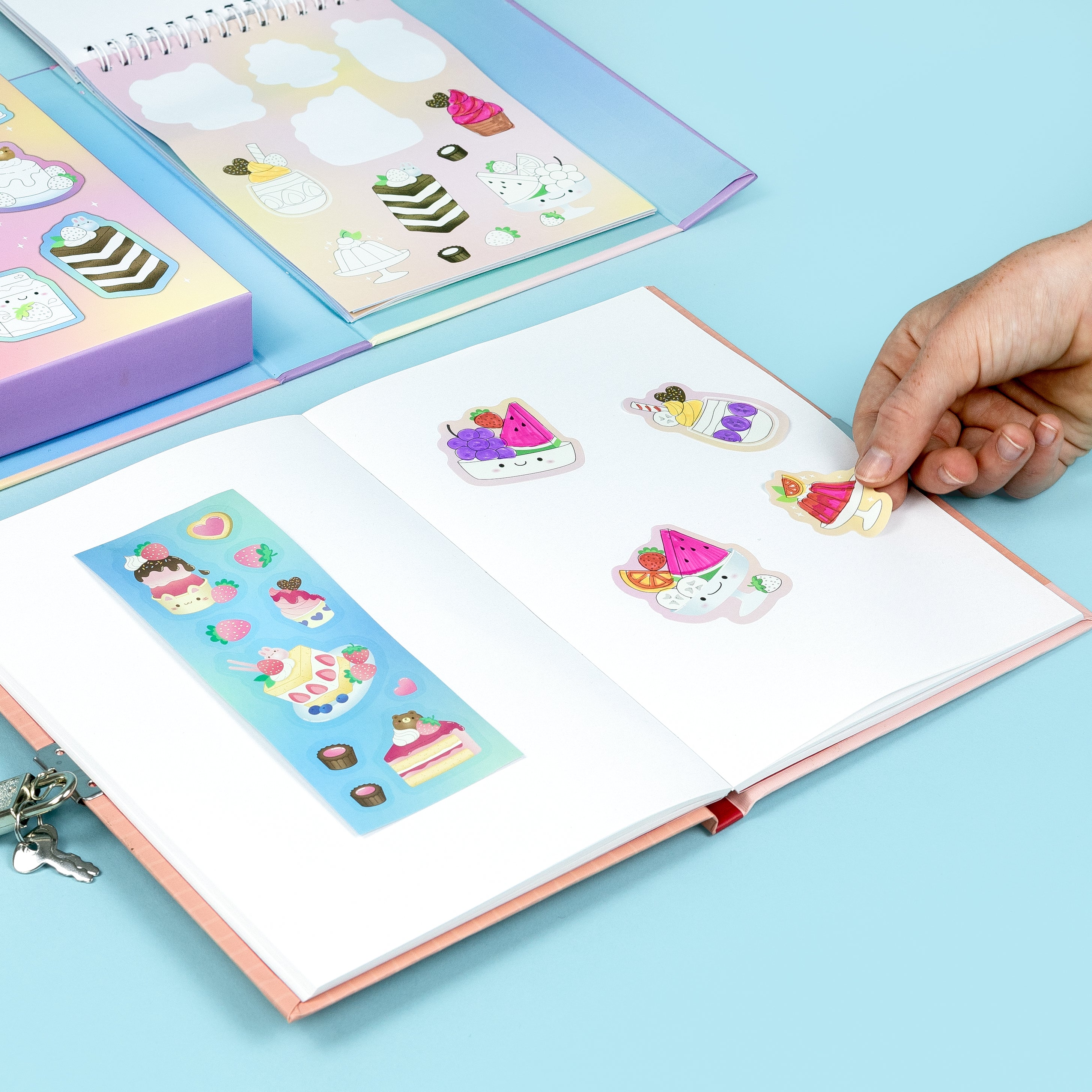 Tiger Tribe Scented Stacks Of Stickers - Dreamy Desserts in Single