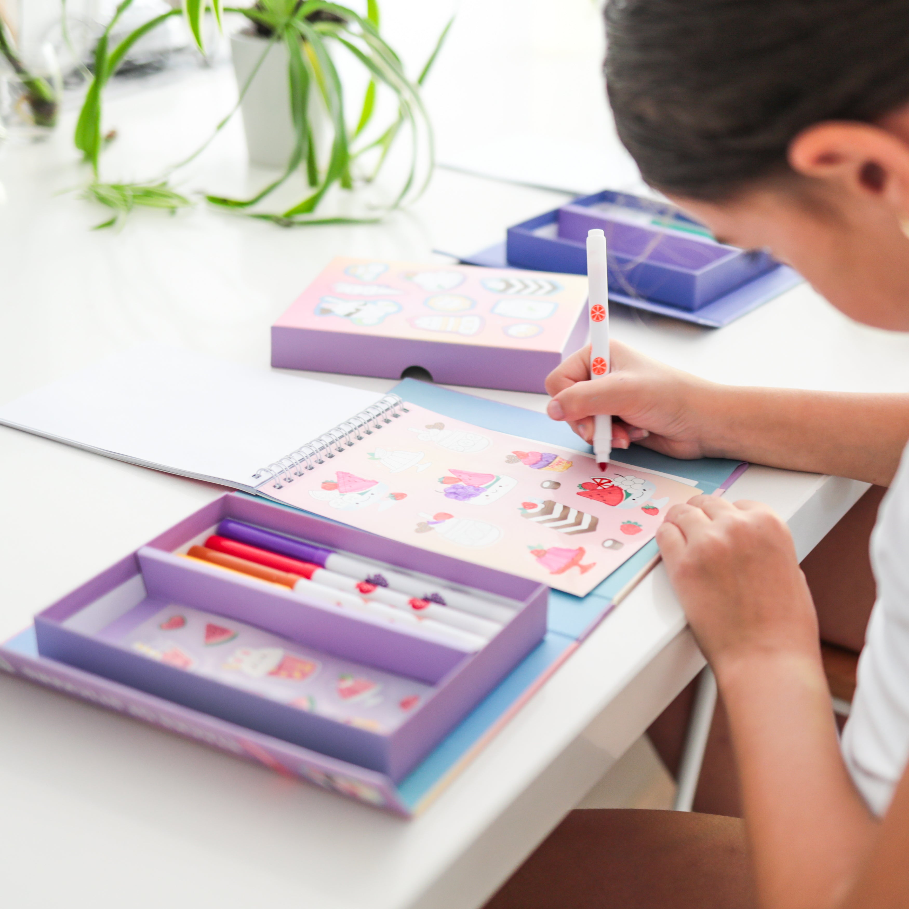 Tiger Tribe Scented Stacks Of Stickers - Dreamy Desserts in Single