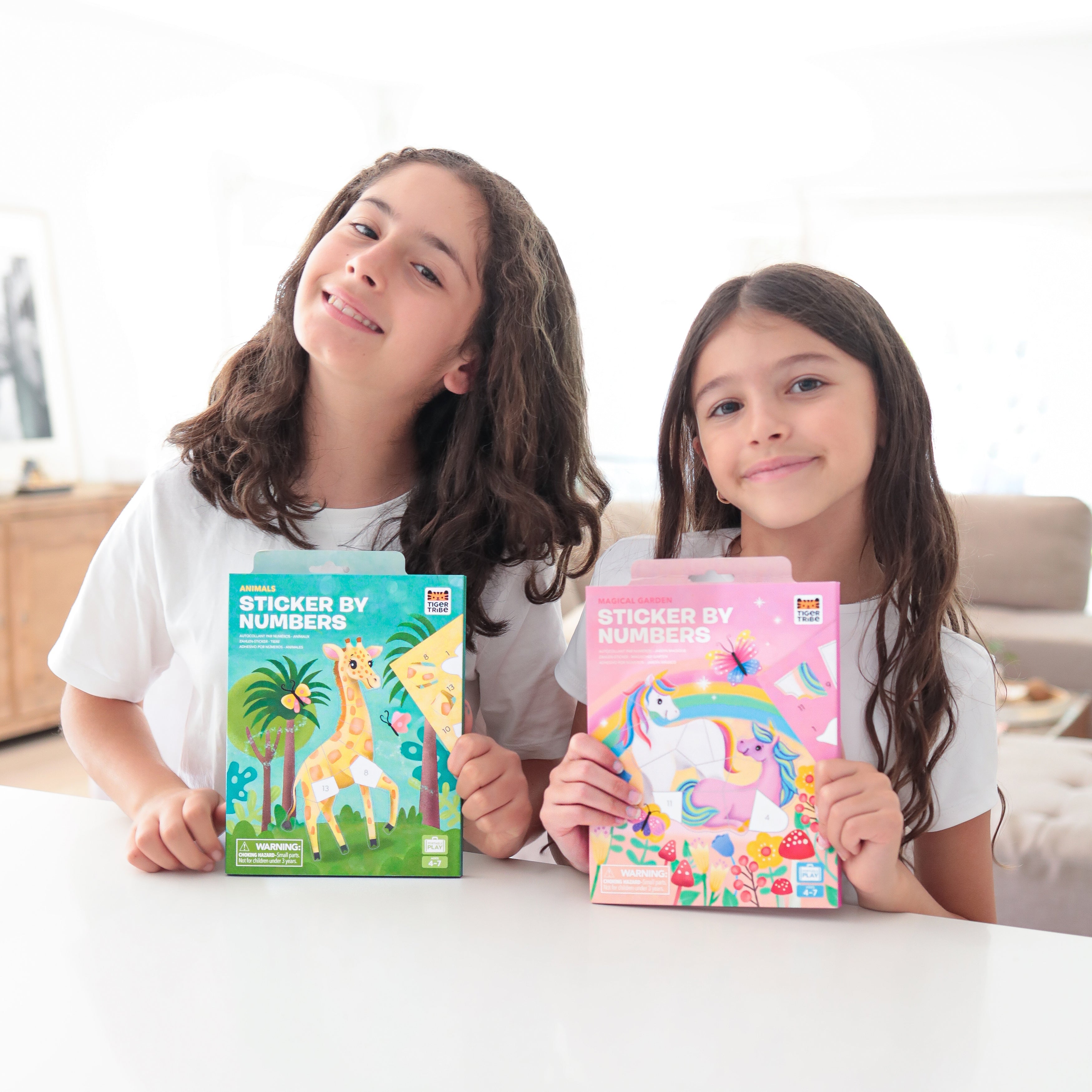 Tiger Tribe Sticker By Numbers - Magical Garden in Single