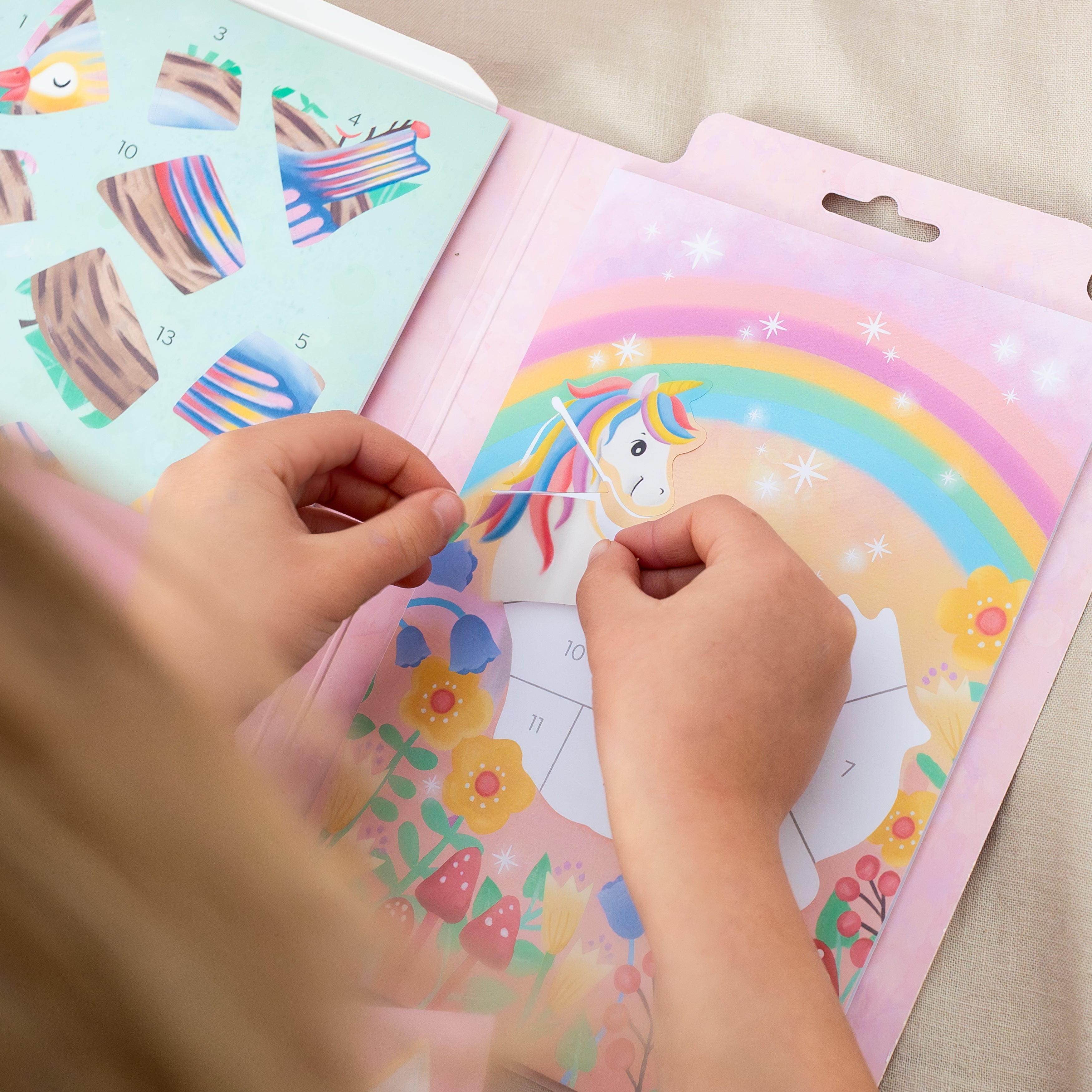 Tiger Tribe Sticker By Numbers - Magical Garden in Single