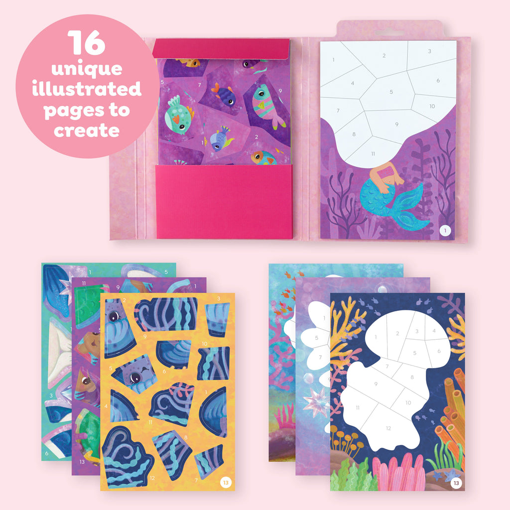 Tiger Tribe Sticker By Numbers - Mermaid Friends in Single