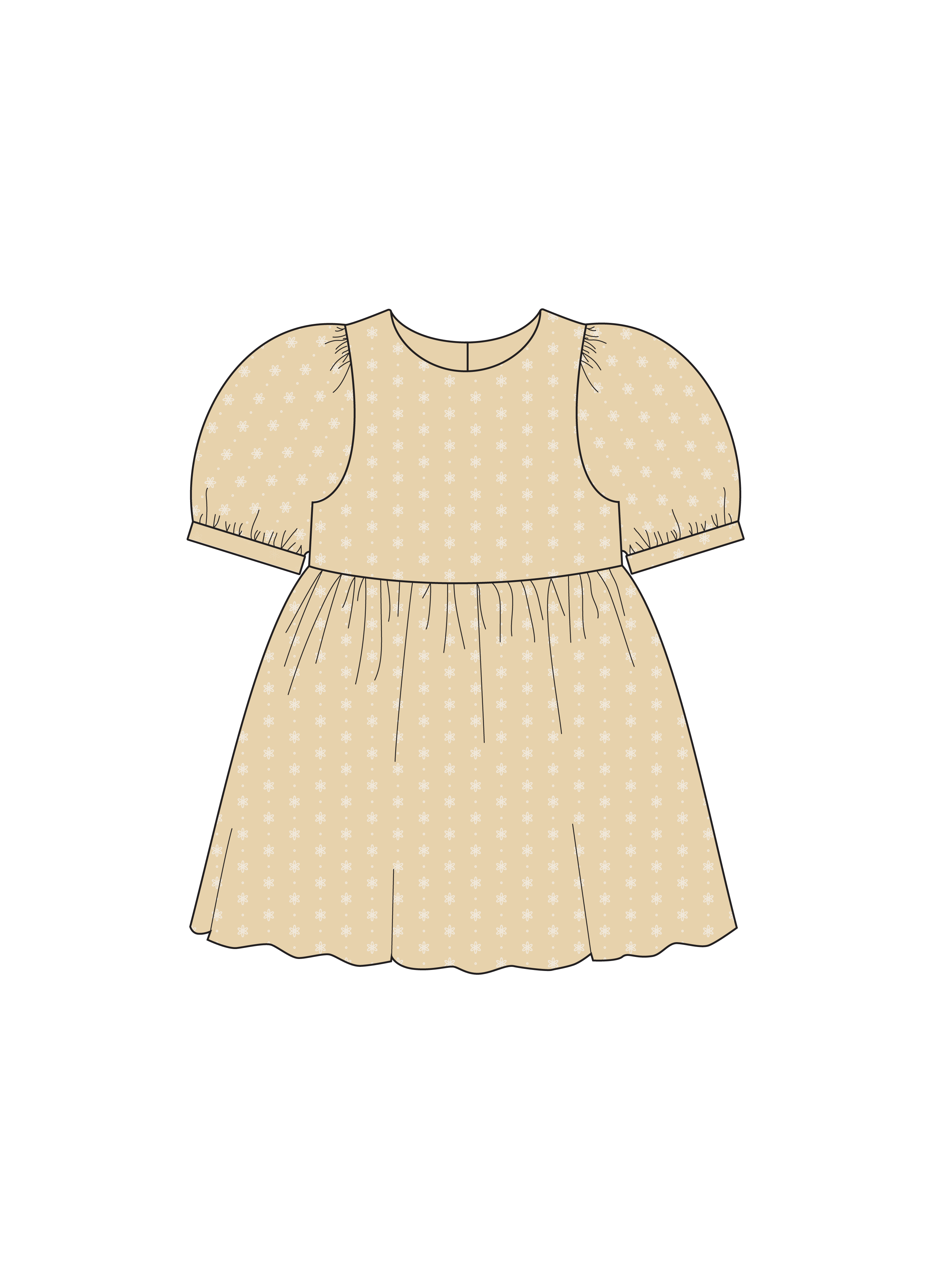 Nature Baby Sweet Alice Dress in Buttercup