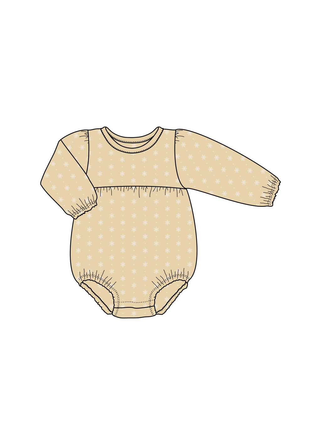 Nature Baby Dulcie Bodysuit in Buttercup