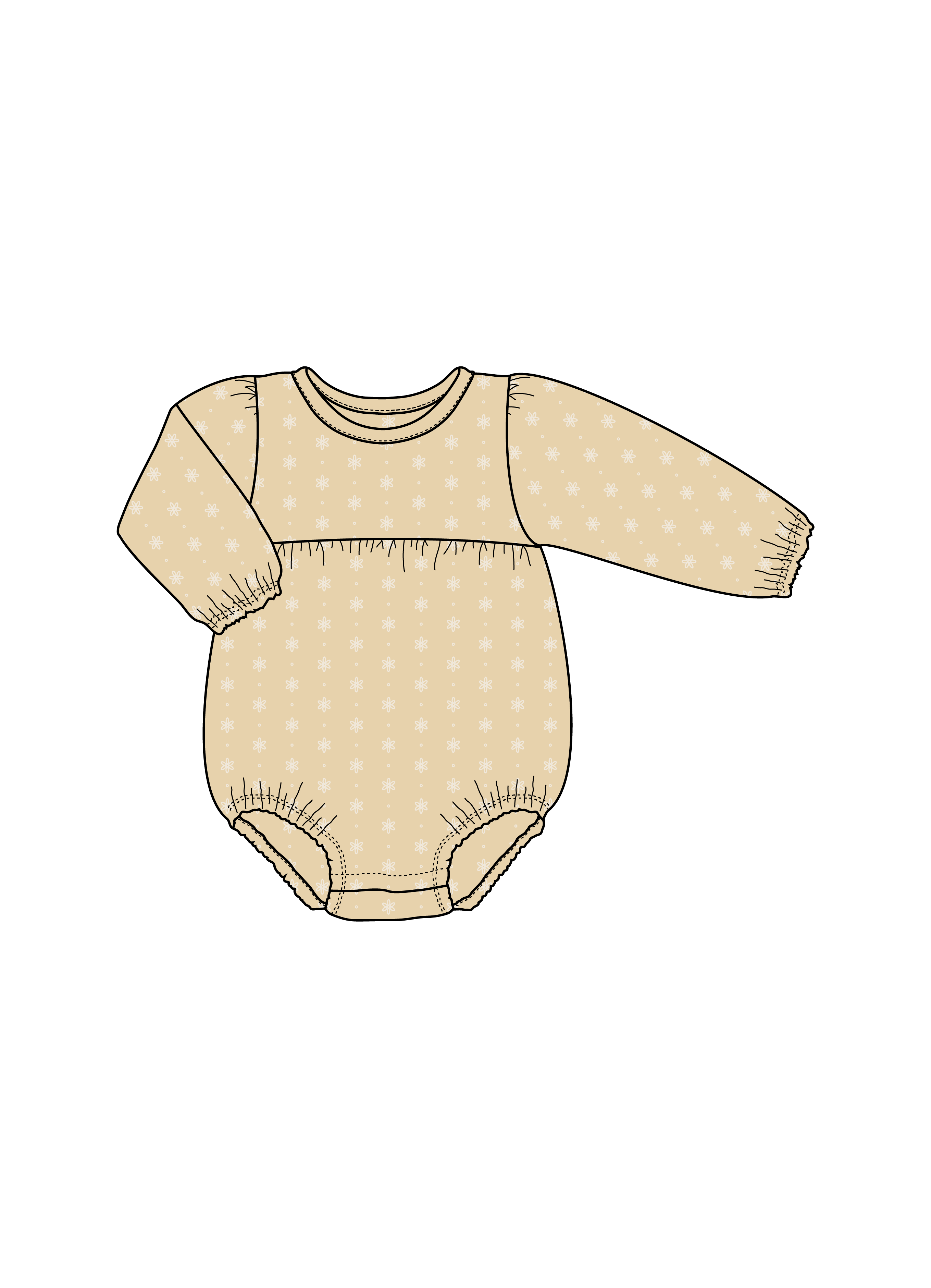 Nature Baby Dulcie Bodysuit in Buttercup