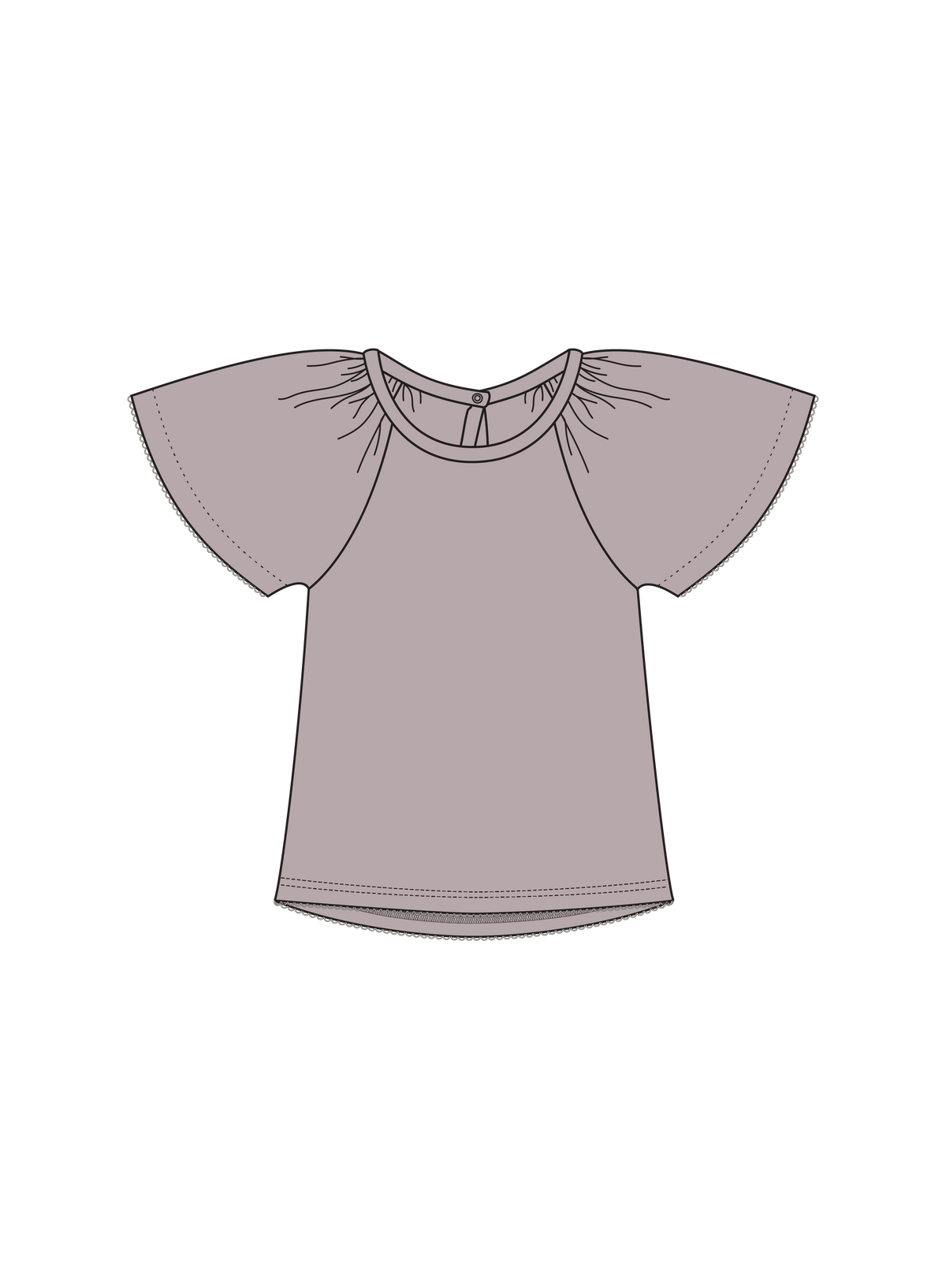 Nature Baby Faye Tee in Lilac