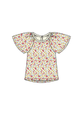 Nature Baby Faye Tee in Kitchen Garden Print