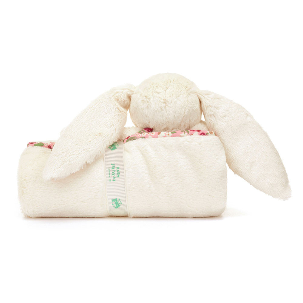 Jellycat - Blossom Cream Bunny "Berry" Blankie
