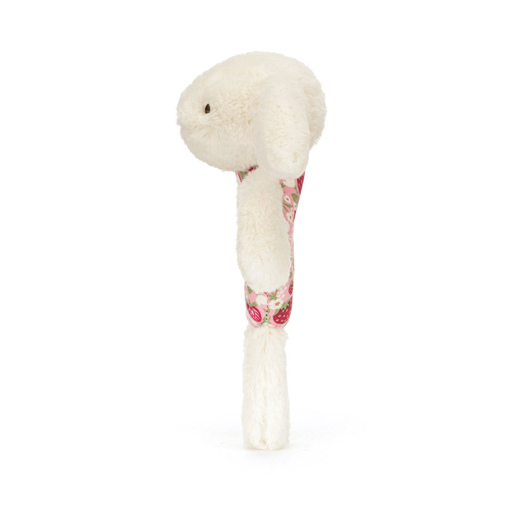 Jellycat - Blossom Cream Bunny "Berry" Ring Rattle
