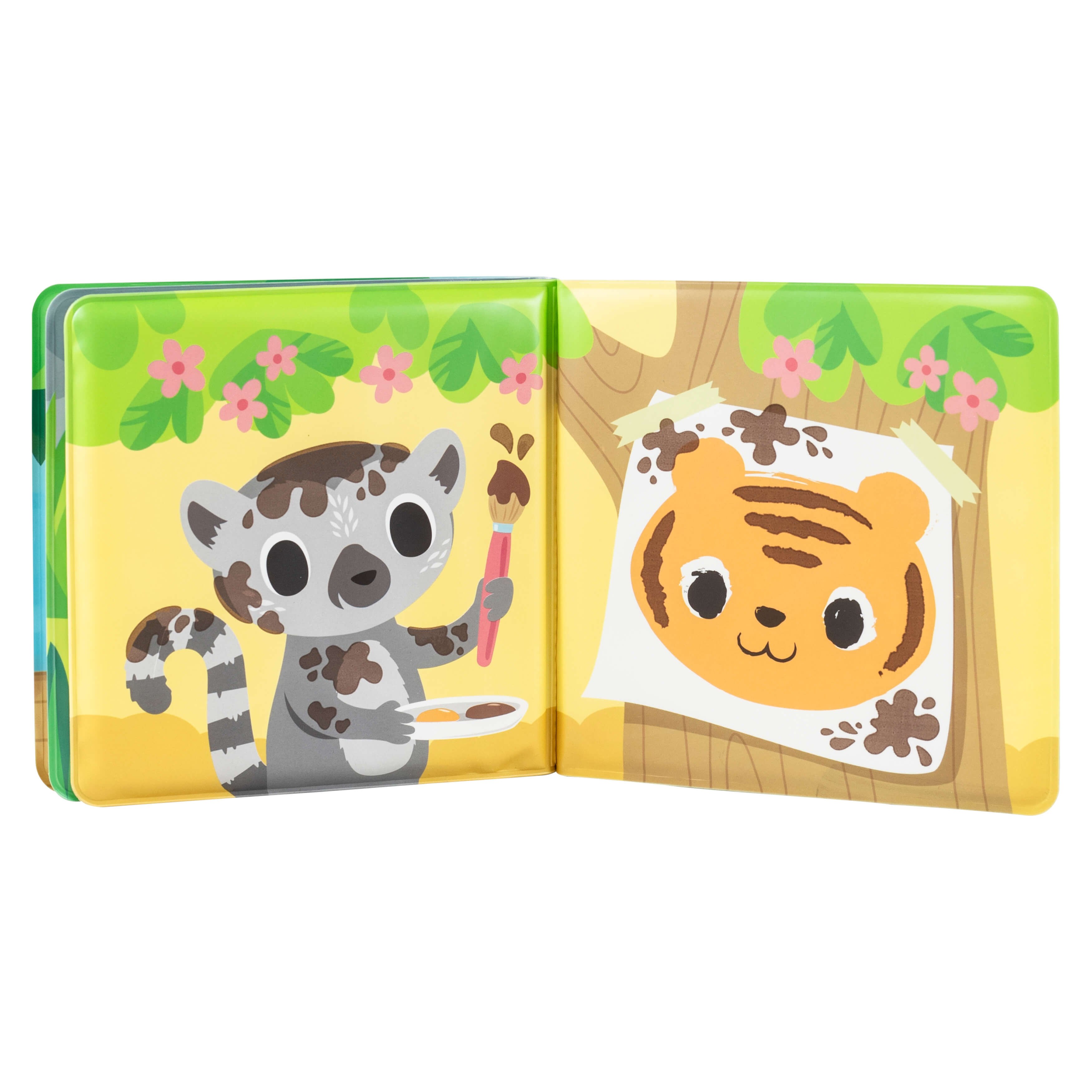 Tiger Tribe Bath Book - Messy Jungle in Single