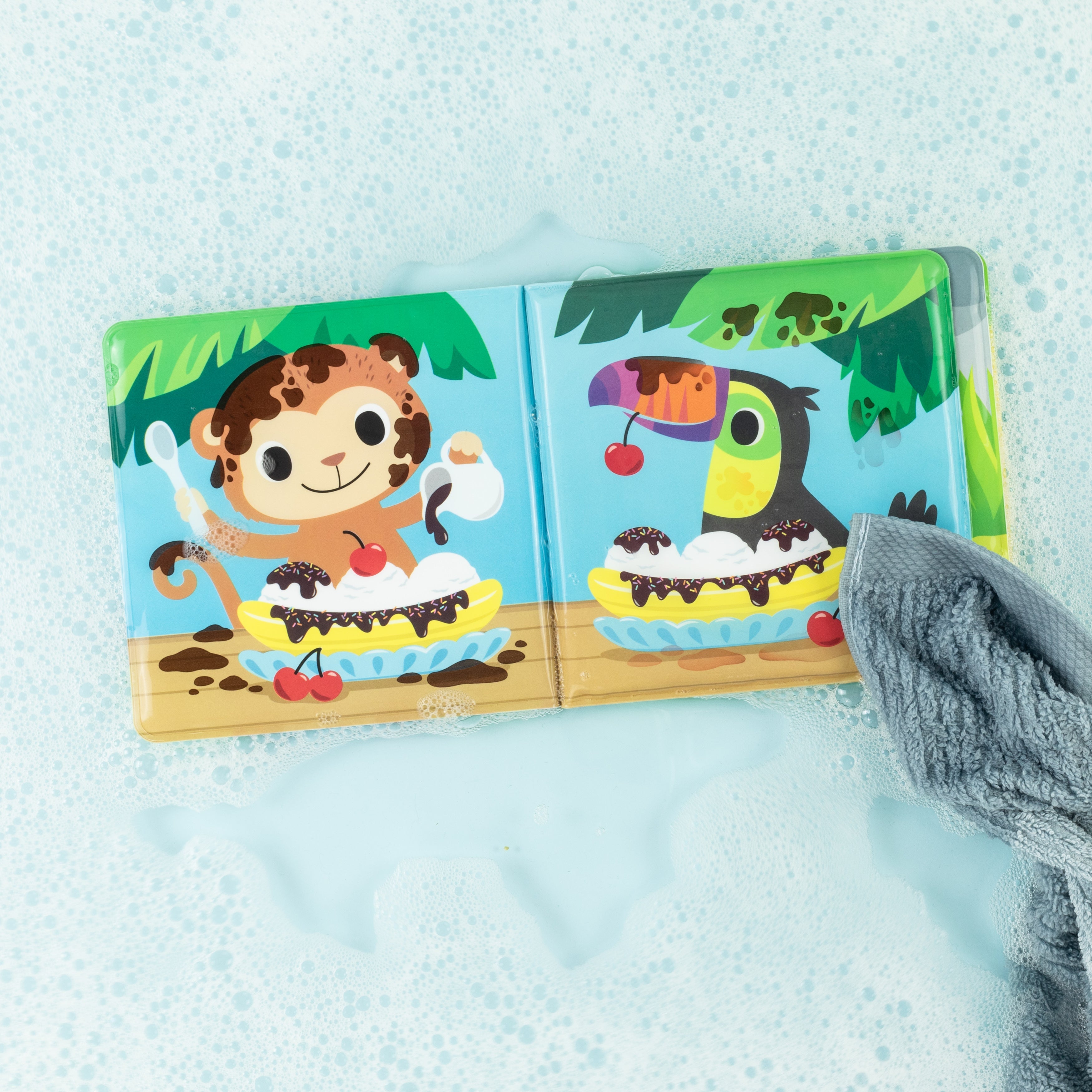 Tiger Tribe Bath Book - Messy Jungle in Single