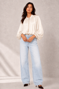 Fria - Fluid Gathering Bomber Jacket