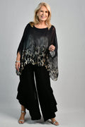La Sofia - Allegra Silk Black Pant