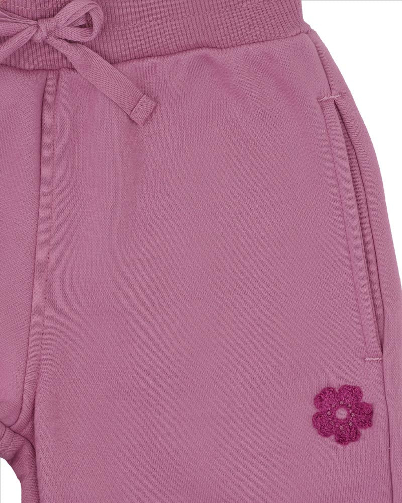 Fox & Finch Orchard Bloom Track Pants 3-7 Yrs in PINK