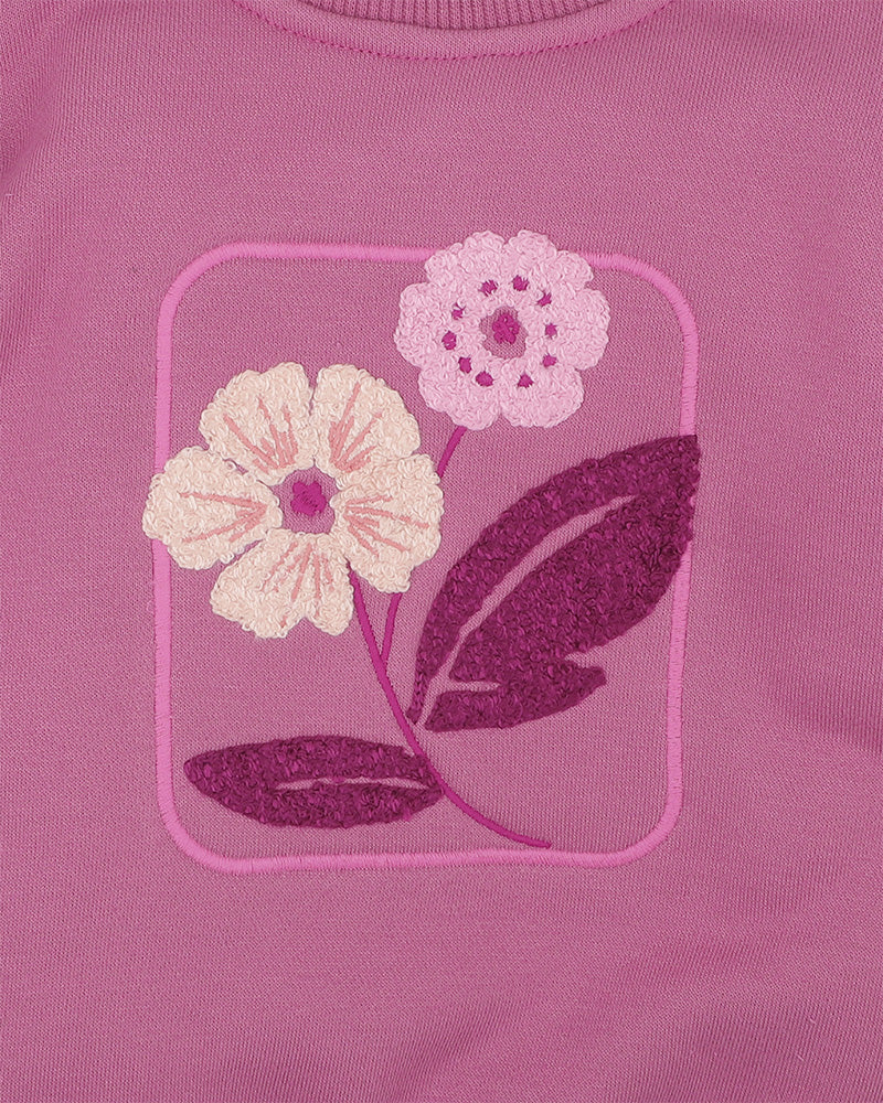 Fox & Finch Orchard Bloom Sweatshirt 3-7 Yrs in PINK