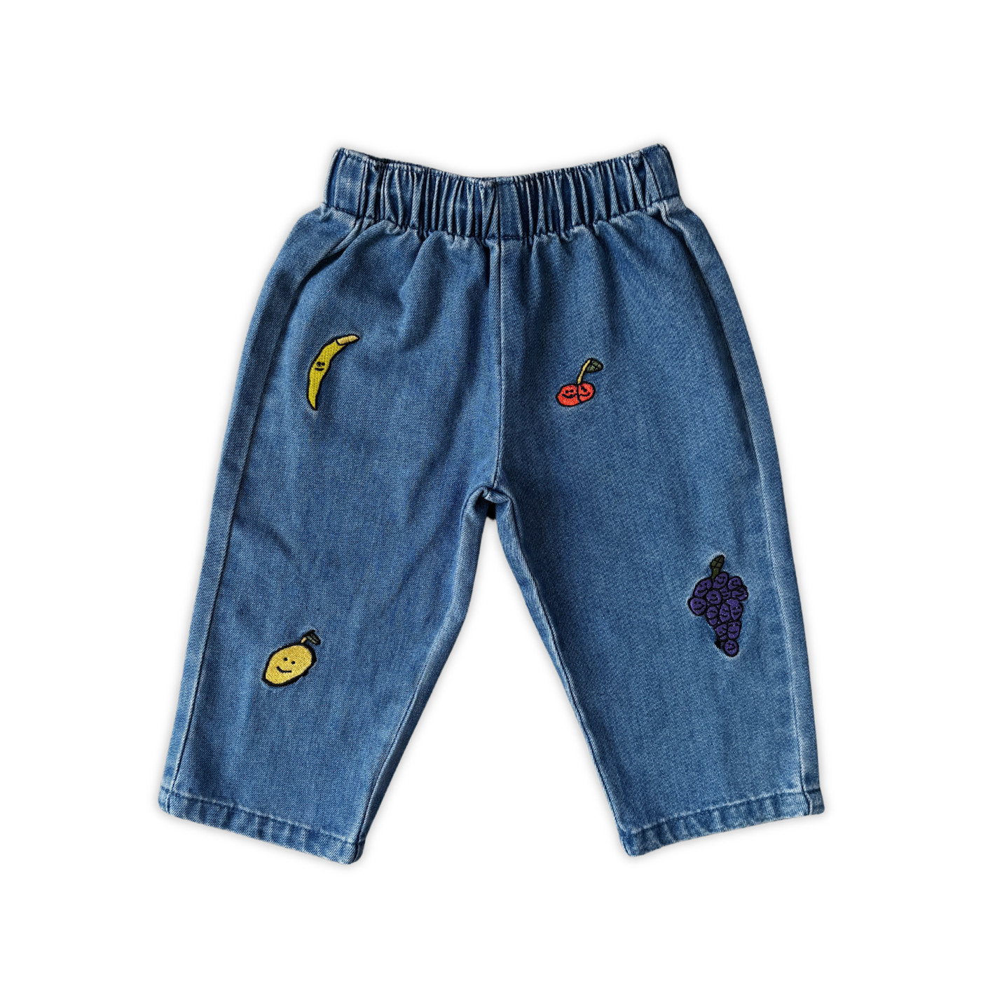 Grown Organic Fruit Salad Denim Pants in Single
