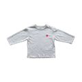 Grown Organic Have A Nice Day LS Tee - Grey Marle in Single