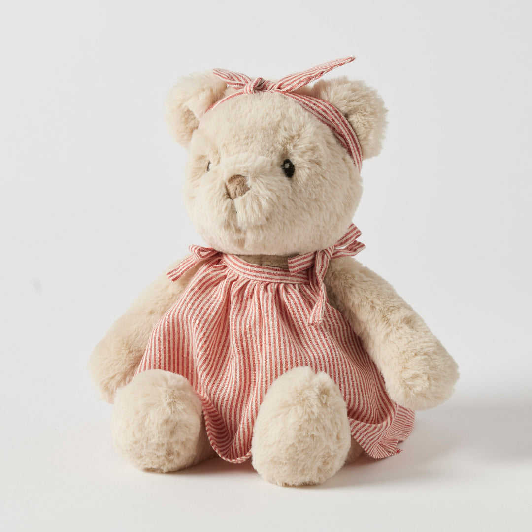 Jiggle & Giggle Ruby Bear in Beige/Pink