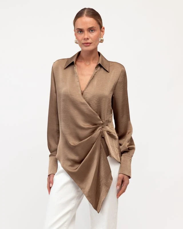 White Closet - Wrap Top