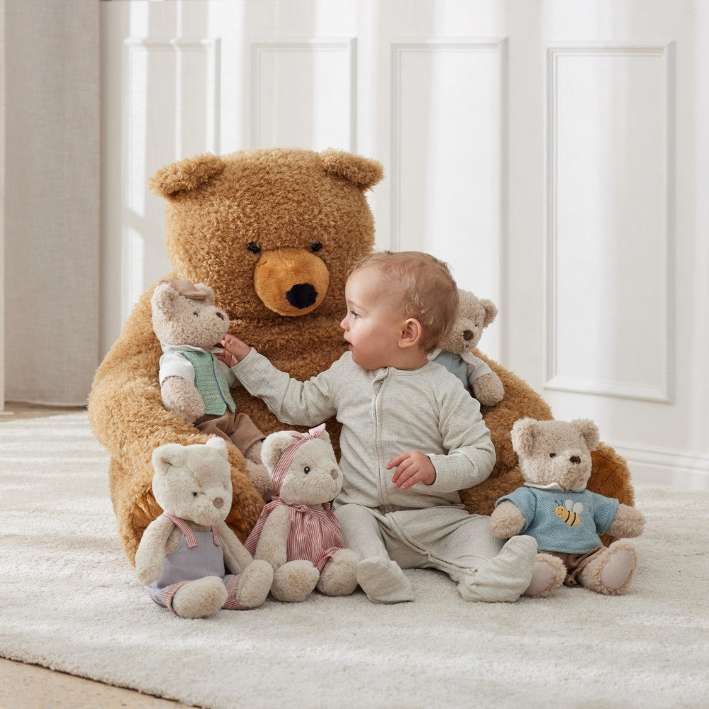 Jiggle & Giggle Ruby Bear in Beige/Pink
