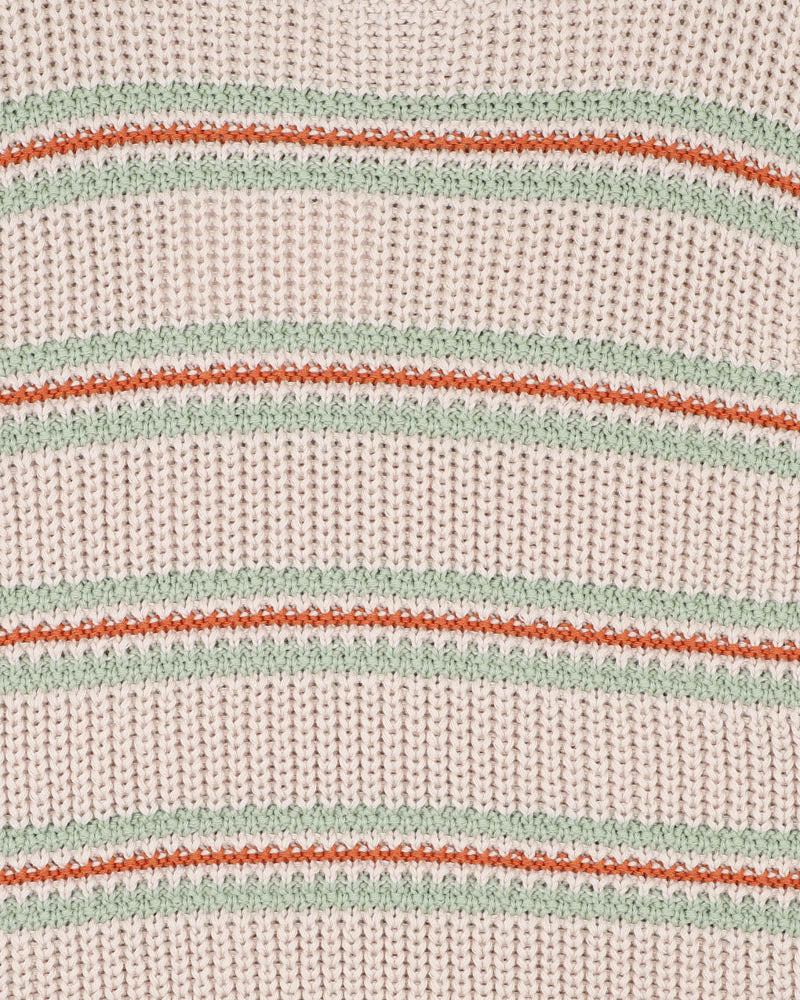 Fox & Finch Wild Side Stripe Knitted Beanie in MULTI