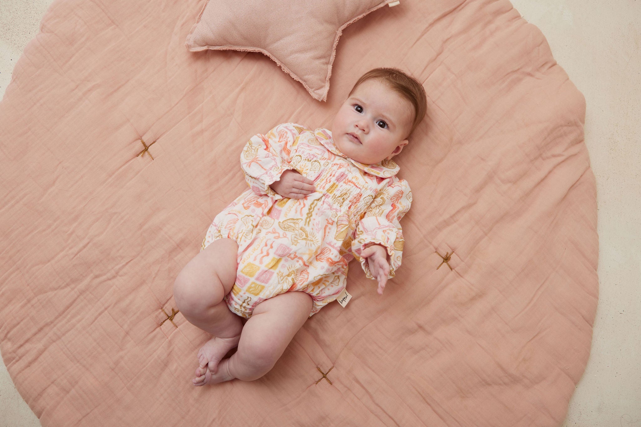 Kapow Mermaid Beach Collared Playsuit